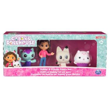 Imagem de 4 Bonecos Gabby, Pandy, Mercat e Cakey - Gabby's Dollhouse - Sunny Bri