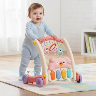 Imagem de Tapete Atividades Infantil 2 Em 1 Andador Musical Interativo Para Cria