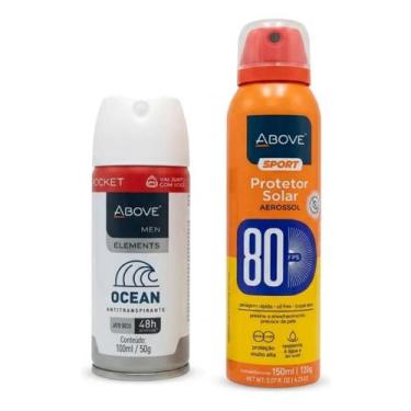 Imagem de Kit Protetor Solar Aerossol Sport FPS80 e Antitranspirante Ocean Above