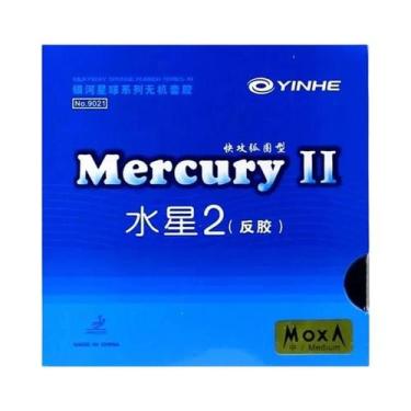 Imagem de Borracha De Tênis De Mesa YINHE Mercury 2 Azul Verde Para Ataque Rápid