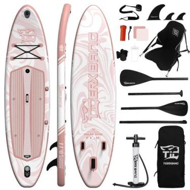 Imagem de Prancha de Stand Up Paddle TIGERXBANG 350x89x15cm Polar Rose
