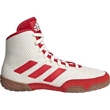 Imagem de adidas Kids' Tech Fall 2.0 Wrestling Shoe, Chalk White/Scarlet/Gum 2, 3