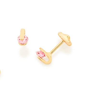 Imagem de Brinco com cristais Rosa-523530-Rommanel Cor: Rosa