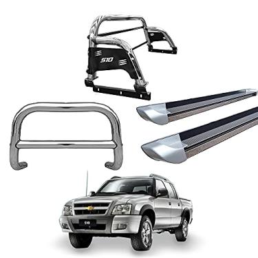 Imagem de Kit Quebra Mato+Santo Ant H2+Estr Pers-S10 94/2011 Cromo C/D