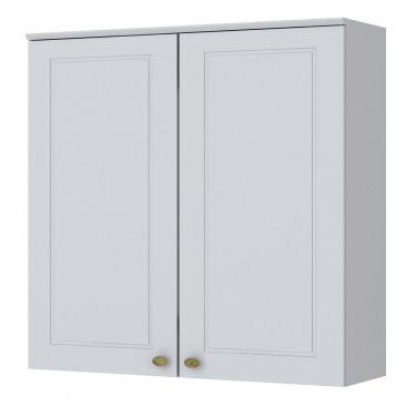 Imagem de Armário Aéreo 2 Portas Clássico Americana Henn Branco Fosco