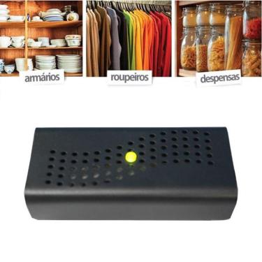 Imagem de Anti Mofo Eletrônico Desumidificador 110V - Preto Repel Mofo Anti-Ácaro e Fungos 