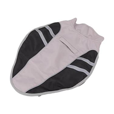 Imagem de Capa de chuva para cães, capa de chuva à prova d'água cinza escuro para cães confortável para atividades ao ar livre para caminhadas