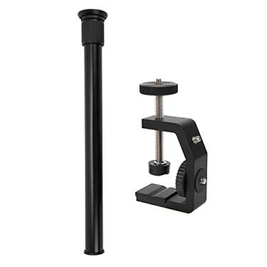 Imagem de Vbestlife Suporte de lâmpada tipo C, haste de extensão telescópica, suporte de fotografia de mesa, suporte de luz de enchimento (conjunto de suporte de luz)