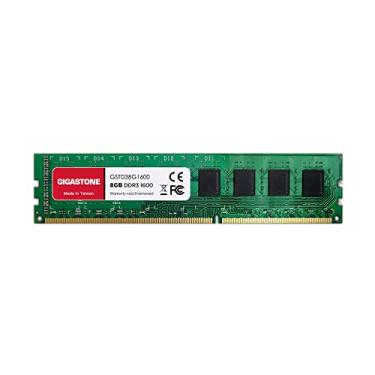 Imagem de 【DDR3 RAM】 Gigastone Desktop RAM 8GB DDR3 8GB DDR3-1600MHz PC3-12800 CL11 1,5V UDIMM 240 pinos sem buffer não ECC para PC computador desktop módulo de memória RAM (somente desktop)