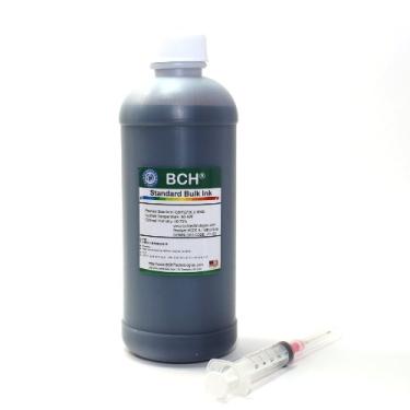 Imagem de BCH Kit de refil de tinta preta para impressoras jato de tinta Epson 500 ml (479.1 g) Refil de tinta de impressora de alto rendimento - Frasco de tinta recarregável com seringa para fácil recarga