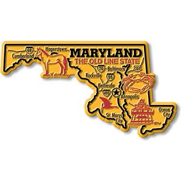 Imagem de Ímã do mapa gigante do estado - Maryland