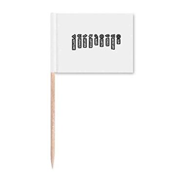 Imagem de Expression Star Sun System bandeiras de palito de dente para decoração de festa