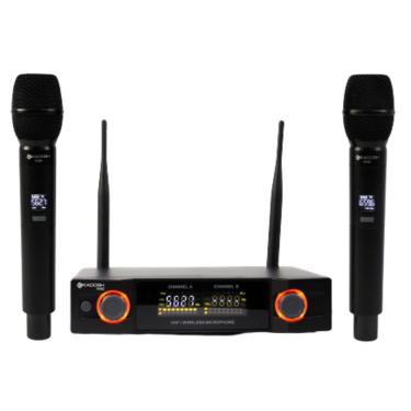 Imagem de Microfone kadosh sem fio K-402M duplo digital uhf