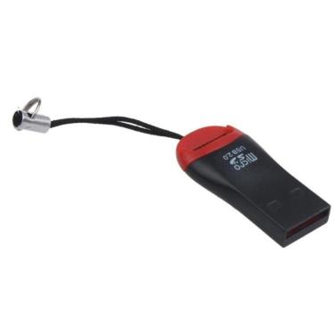 Imagem de Adaptador Mini Leitor De Cartão De Memoria Micro Sd USB 2.0