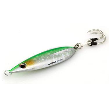 Imagem de (250g. (260ml), Green Silver) - SHIMANO Butterfly Flat-Fall JIGS, Jigging Fishing Lures
