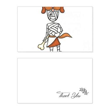 Imagem de Egypt Mummy Horus chapéu de cachorro cartão de agradecimento aniversário aniversário saudação casamento agradecimento