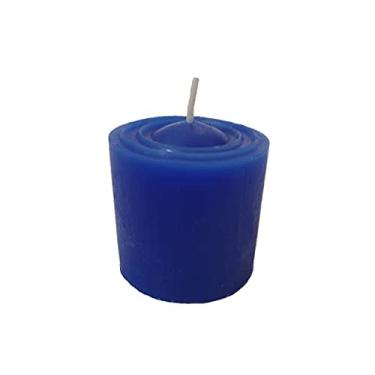Imagem de Vela Perfumada Com Aroma de Alecrim - Cor Azul