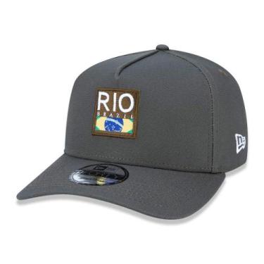 Boné Aba Reta New Era 59Fifty Fitted Cidade do Rio de Janeiro Core