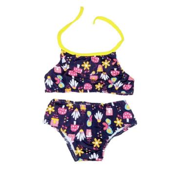 Imagem de Biquini infantil - Top e calcinha estampado