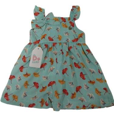 Imagem de Macacão Luxo Bebê Menina Estampado D+ Baby Verão Ref 60203 - Verde - P ( 3 - 6 MESES )-Feminino