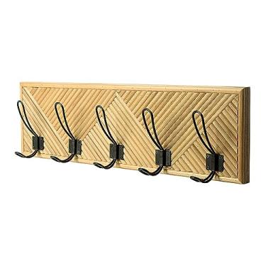 Imagem de Cabideiro de Madeira e Metal Preto 60cm MY0038 BTC