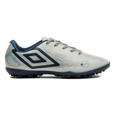 Imagem de Chuteira Masculina Society Orbit Branco Prata Marinho Umbro U01FB00153-287