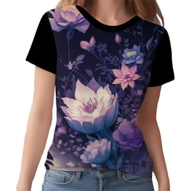 Imagem de Camisa Camiseta Estampa Art Floral Flor Natureza Florida 9 - Enjoy Sho