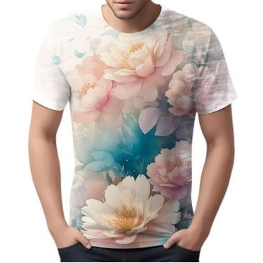 Imagem de Camiseta Camisa Estampa Art Floral Flor Natureza Florida 5 - Enjoy Sho