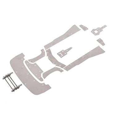 Imagem de Placa de proteção da armadura do chassi de metal, durável prático confiável para-choque dianteiro da armadura do chassi de metal atraente para carro de controle remoto 1/7
