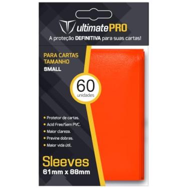 Imagem de Sleeve Yugioh Ultimate Pro (60 unidade) 61x89mm Cor:Laranja