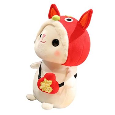 Imagem de BRIGHTFUFU boneca coelho brinquedo decoração de casa boneca de coelho de estilo chinês coelho mascote boneca enfeite de boneca de coelho festivo Presente bens de ano decorar bebê Pelúcia