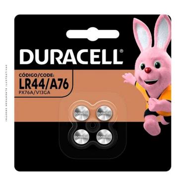 Imagem de Pilha Botão Duracell Alcalina Especial LR44, 1,5v - LR44/A76