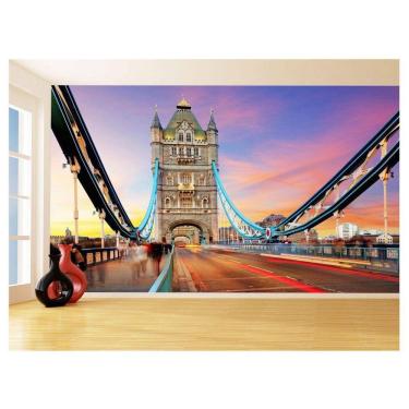 Imagem de Papel De Parede 3D Cidade Londres Tower Bridge 3,5M Ncd256