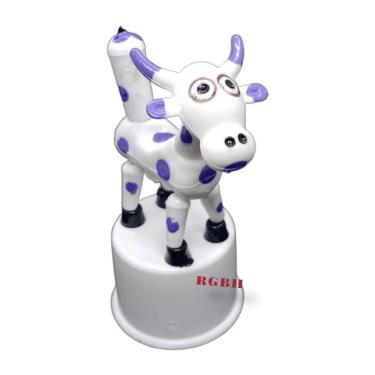 Imagem de Brinquedo Retrô Mini Vaquinha Dançarina Mole Mole