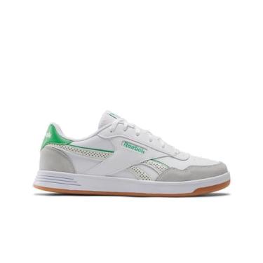 Imagem de Reebok Court Advance Tênis feminino, branco/verde esportivo/cinza puro, tamanho 36