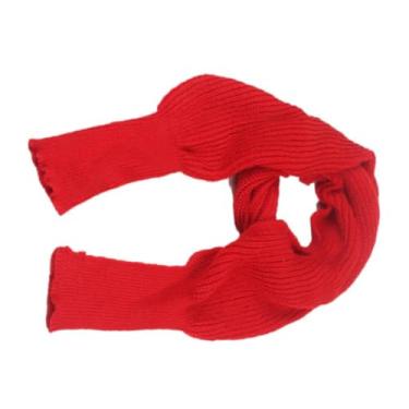 Imagem de PRETYZOOM Rebozos Para Mulher xale feminino xale para mulheres lenço de tricô bufandas para mujer lenços para mulheres cachecol feminino lenços quentes xale com mangas único xaile vermelho