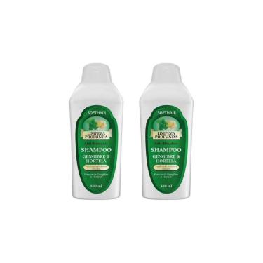 Imagem de Shampoo Soft Hair 500Ml Gengibre Anti-Residuos-Kit C/2Un