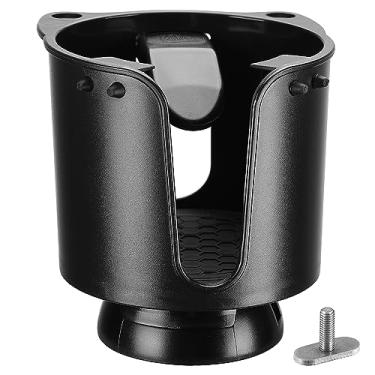 Imagem de KEMIMOTO Suporte de copo de caiaque, suporte de bebida de caiaque com instalação em trilha, suporte de garrafa de caiaque com clipes antiderrapantes, compatível com garrafas Yeti ou outras garrafas de