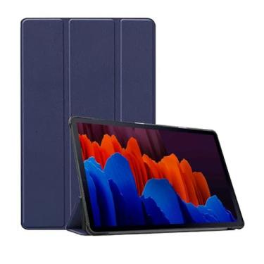 Imagem de Capa Case Smart Para Galaxy Tab S7+ (Tela 12.4") - C7 COMPANY (Azul)