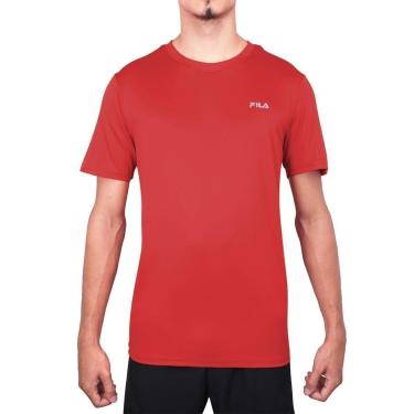 Imagem de Camiseta Fila Basic Sports Vermelho-Masculino