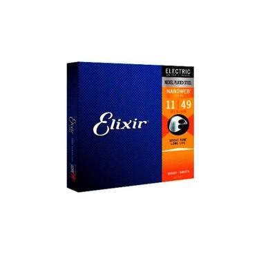 Imagem de Corda .011 Medium Para Guitarra Nanoweb Elixir [F108]