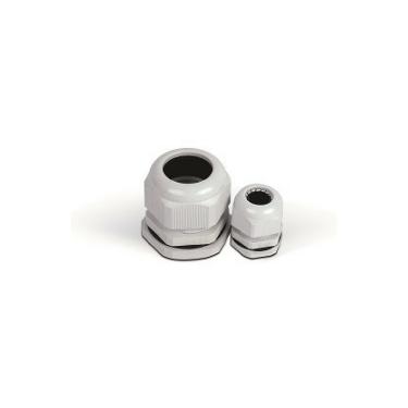 Imagem de Conector Prensa Cabo Nylon Aletado Rosca Longa Cinza - Steck | 1.1/2" S-856LI