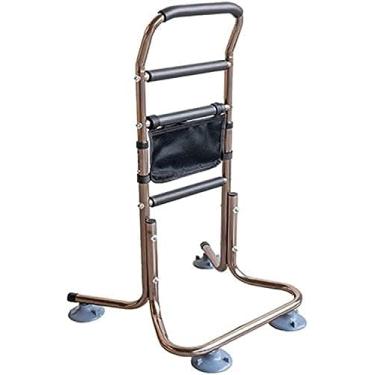 Imagem de Suporte para cadeira com altura ajustável, corrimão de segurança, trilhos para cama, suporte para assistência à mobilidade e auxílio à vida diária, barras de apoio para cadeira, para idosos,