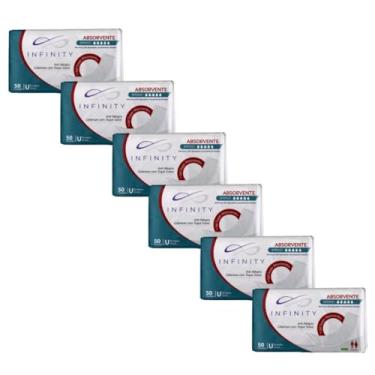 Imagem de Kit 6 Absorventes Geriatrico Infinity Pós Parto Pós Operatório Com 50 Unidades