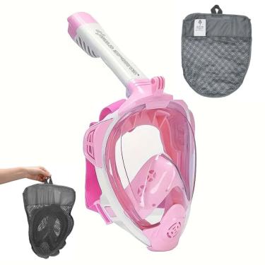 Imagem de Mascara Subaquática de de Mergulho Gold Sports Sea Full Face Com Snorkel