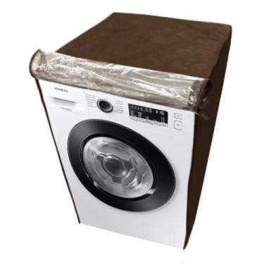 Imagem de CAPA PARA LAVA E SECA SAMSUNG 10.1KG WD10M TRANSPARENTE FLEX (Marrom)