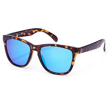 Imagem de Óculos de sol da moda para mulheres, lentes espelhadas com 100% de proteção UVA/UVB, adequado para atividades ao ar livre, esqui, férias, dirigir pescaria, Tortoise & Grey, 55mm