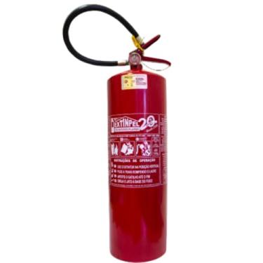 Imagem de Extintor Pó 12kg Abc + Placa de Sinalização + Suporte de Parede