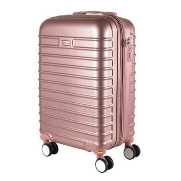 Imagem de Mala de Bordo 10KG Expansível Padrão Anac Giratória Fan (Rose Fan)