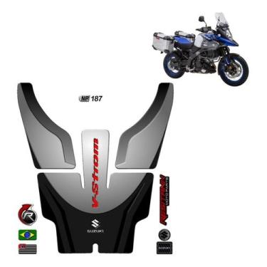 Imagem de Adesivo Protetor De Tanque Tank Pad Suzuki V-strom 1000 - Resitank, NP
